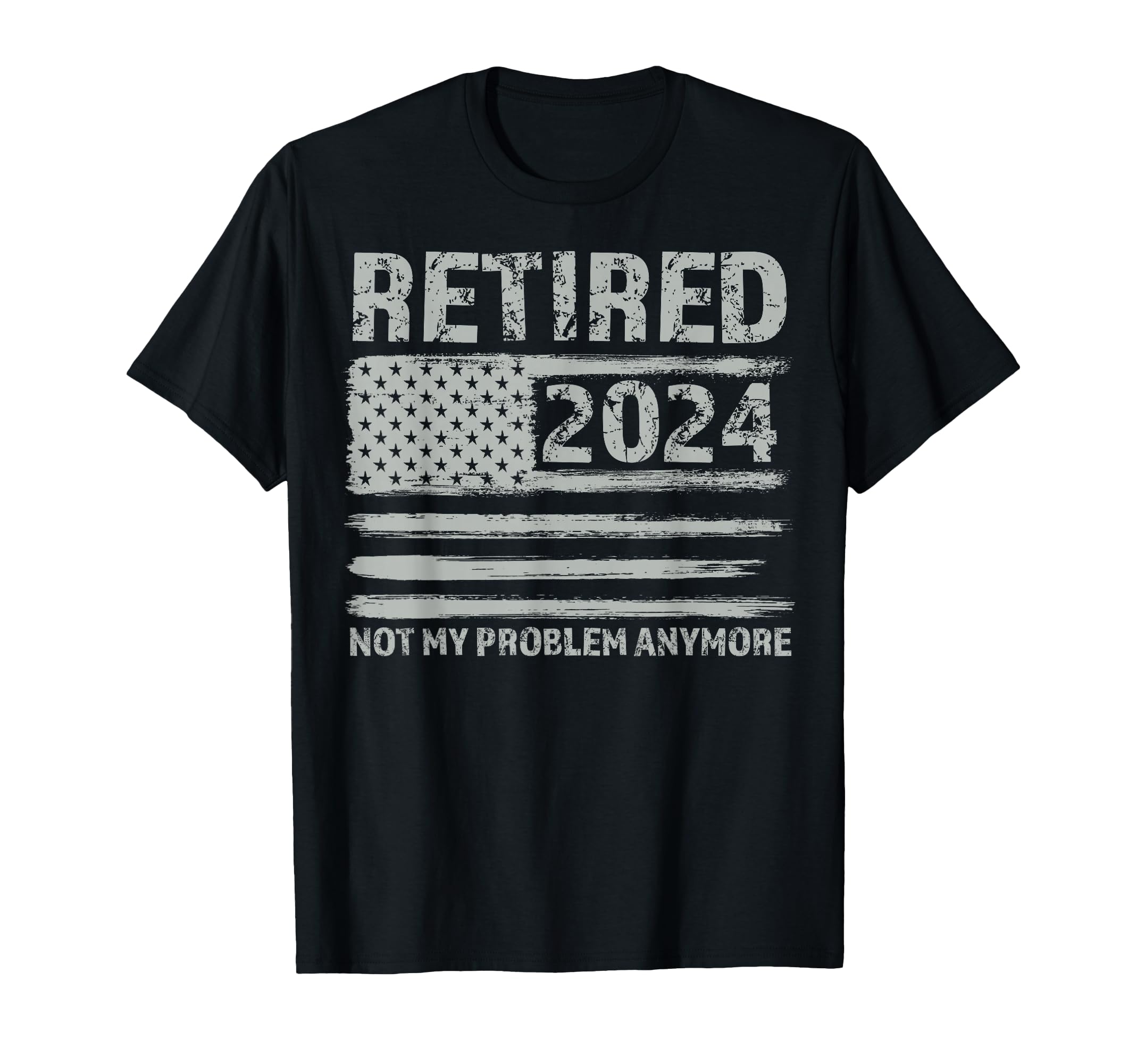Retired 2024 Decoration Men Women Retirement T-Shirt