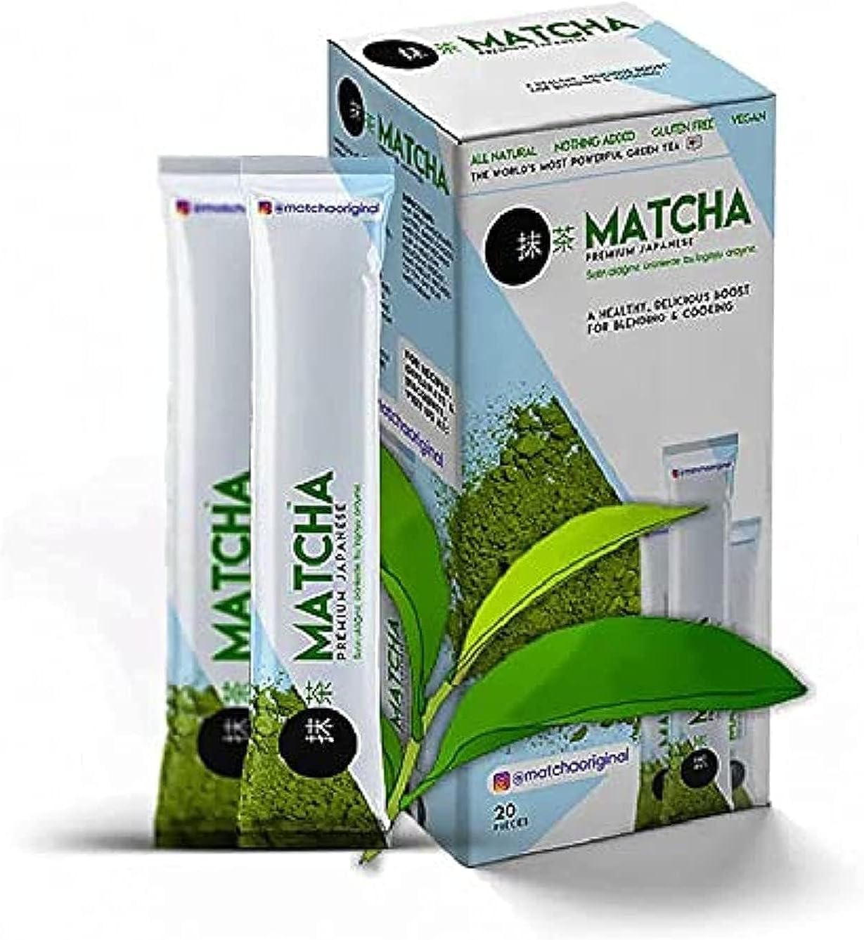 Matcha Premium Japanese Green Tea Powder - Matcha Japanese Detox Antioxidant Burner (Strawberry)