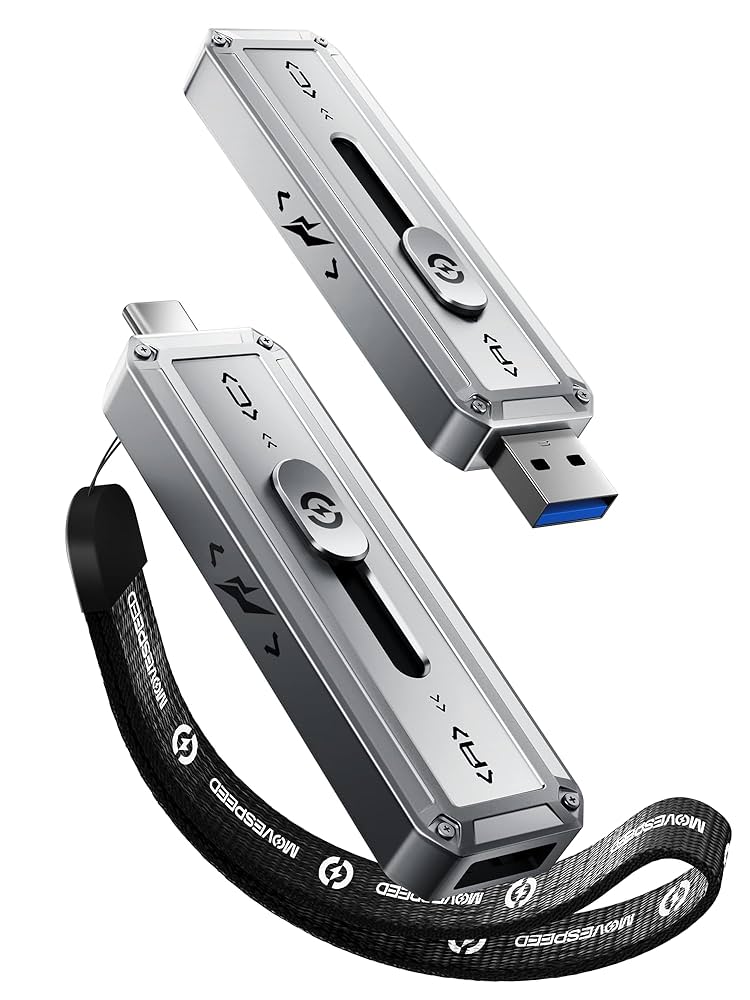 MOVESPEED MAGNETIC 2TB ポータブルSSD Amazon.com: MOVE SPEED Magnetic 2TB Portable External SSD