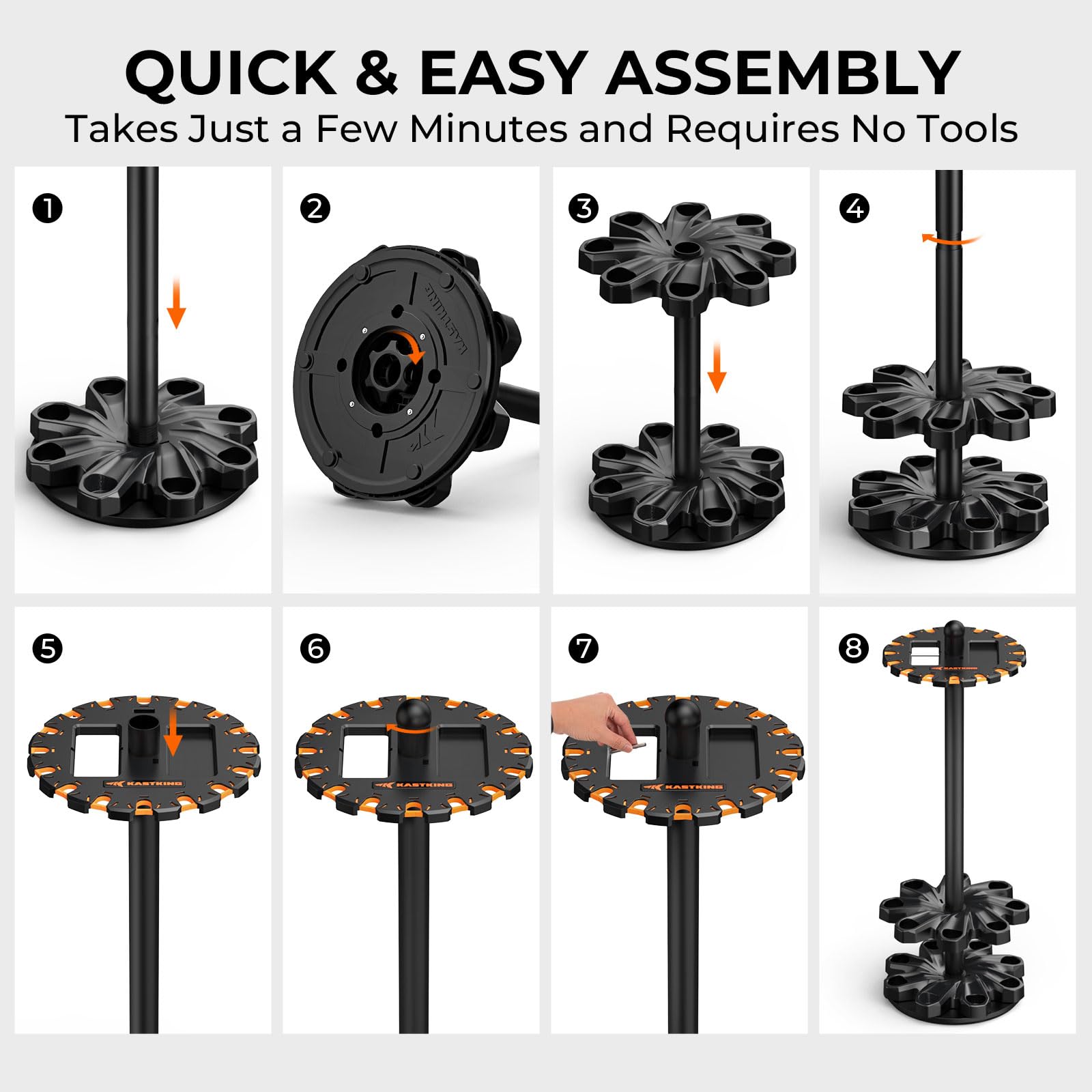 KastKing V16 Rotating Fishing Rod Holder -7 KastKing V16 Rotating Fishing Rod Holder -7