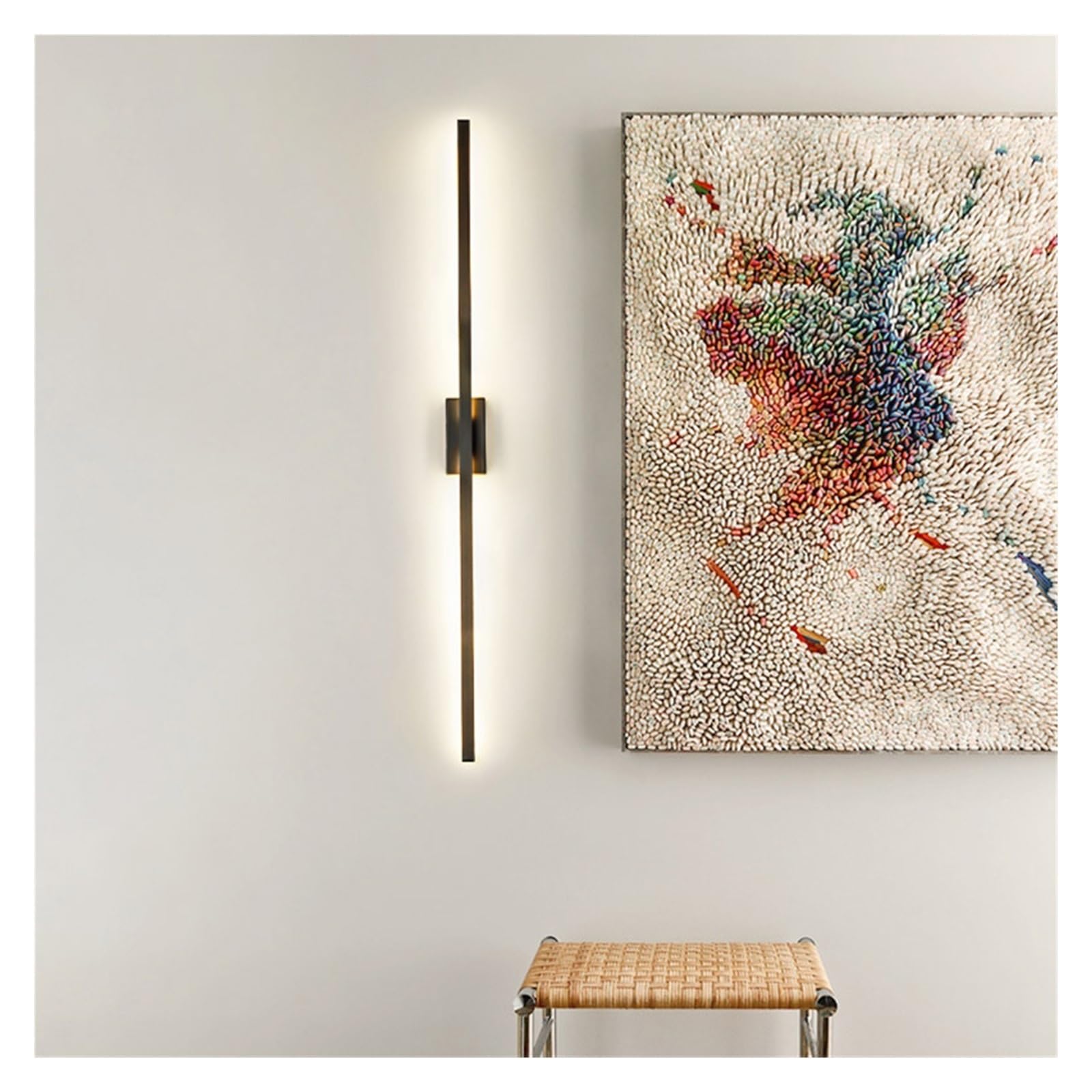 Led-wandlamp Foto Licht, Dartbord Licht Met Afstandsbediening, Schilderkunst Foto Licht, Muur Portret Galerij Display Licht Met USB Oplaadverlichting Wandlamp(Warm light,Coffee Gold 100CM