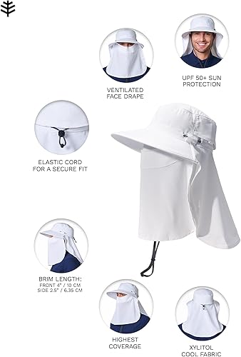 Miniatura 3 de Coolibar UPF 50 Stevie Ultra Sun Hat para hombre - Protector solar