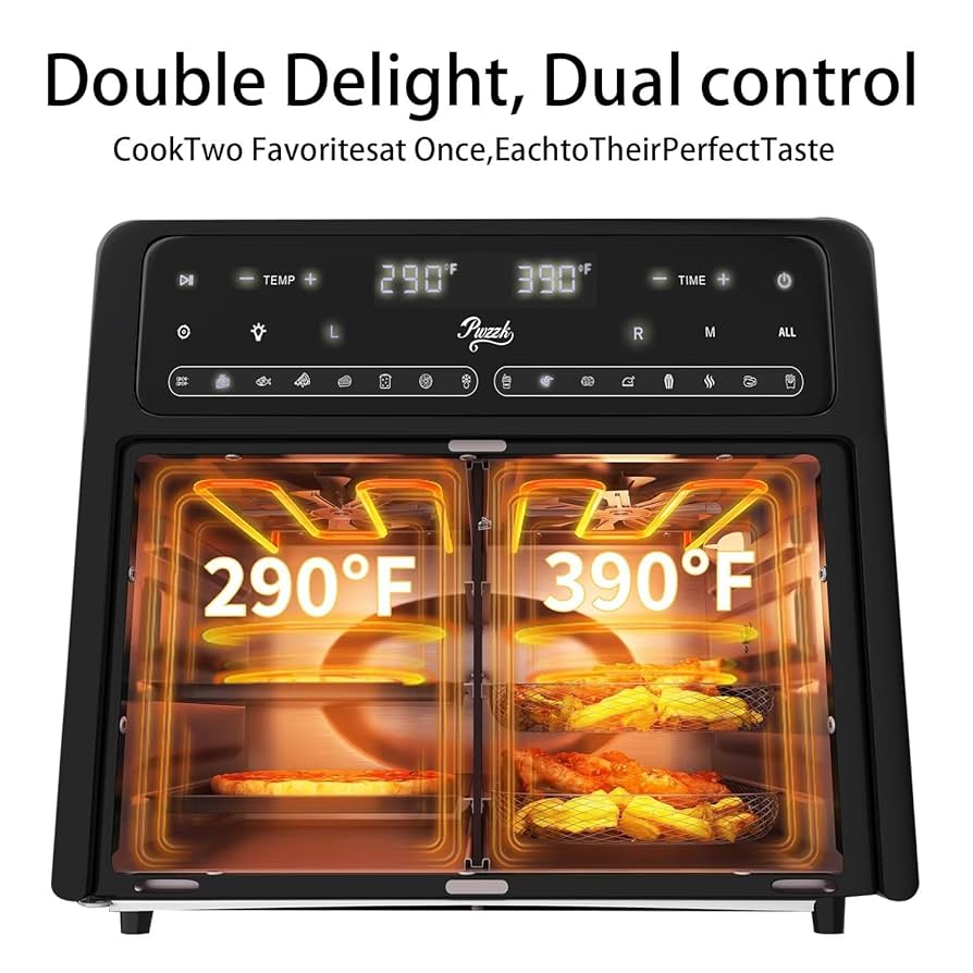 Amazon.com: PwZzk 25.4QT Dual Zone Air Fryer Toaster Oven