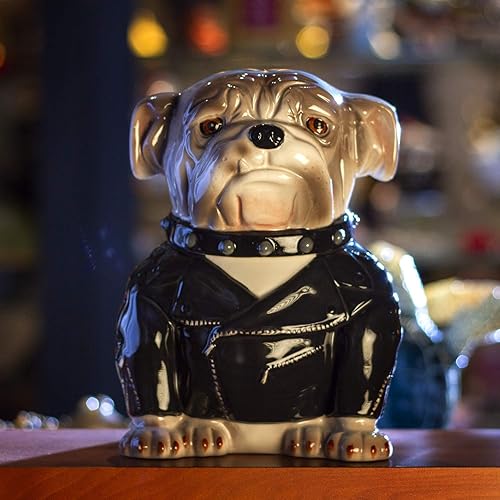 Miniatura 6 de Pacific Giftware Tarro de cerámica para galletas Rocker Bulldog