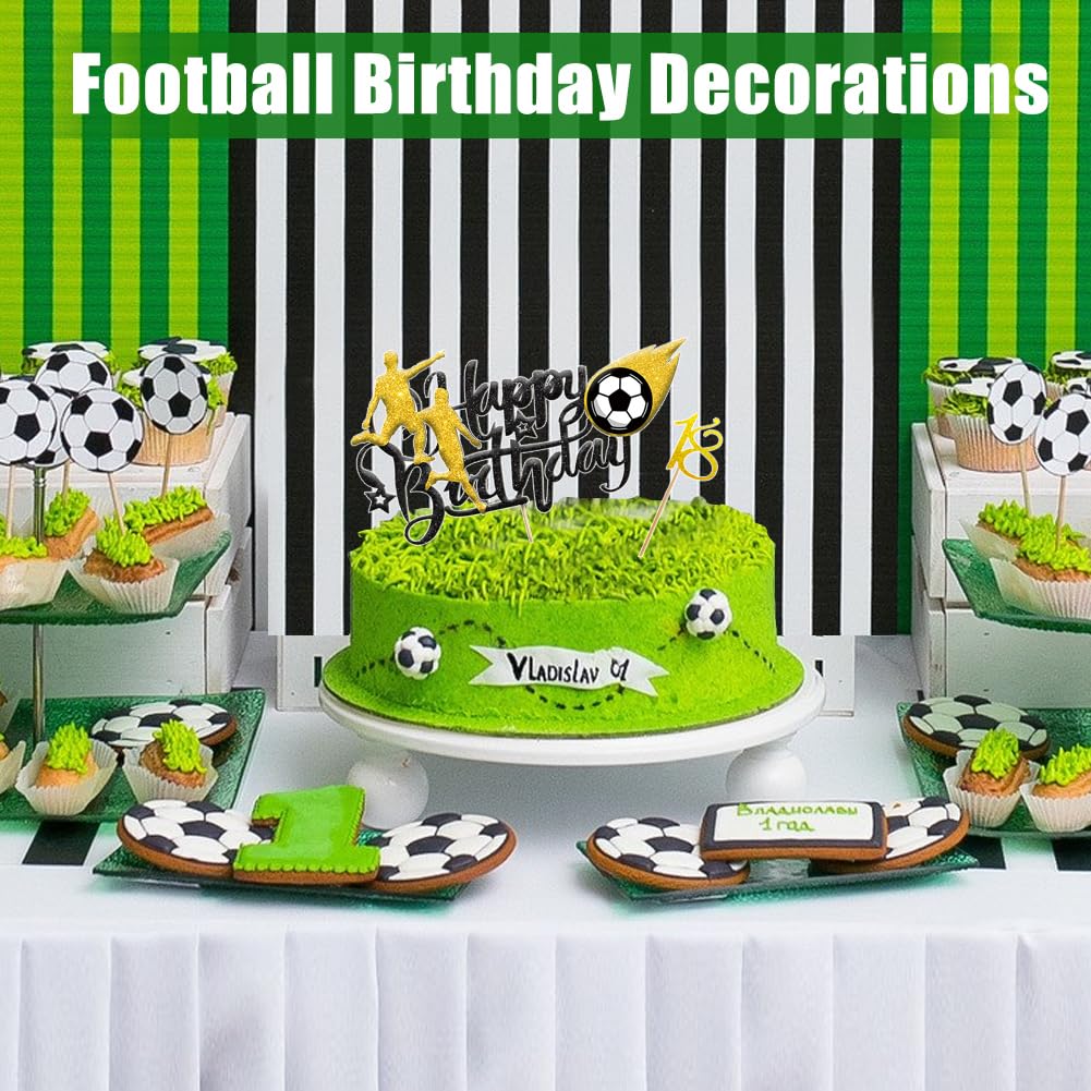 Decorazioni Torta Calcio, Cake Topper Compleanno Calcio, Decorazioni
