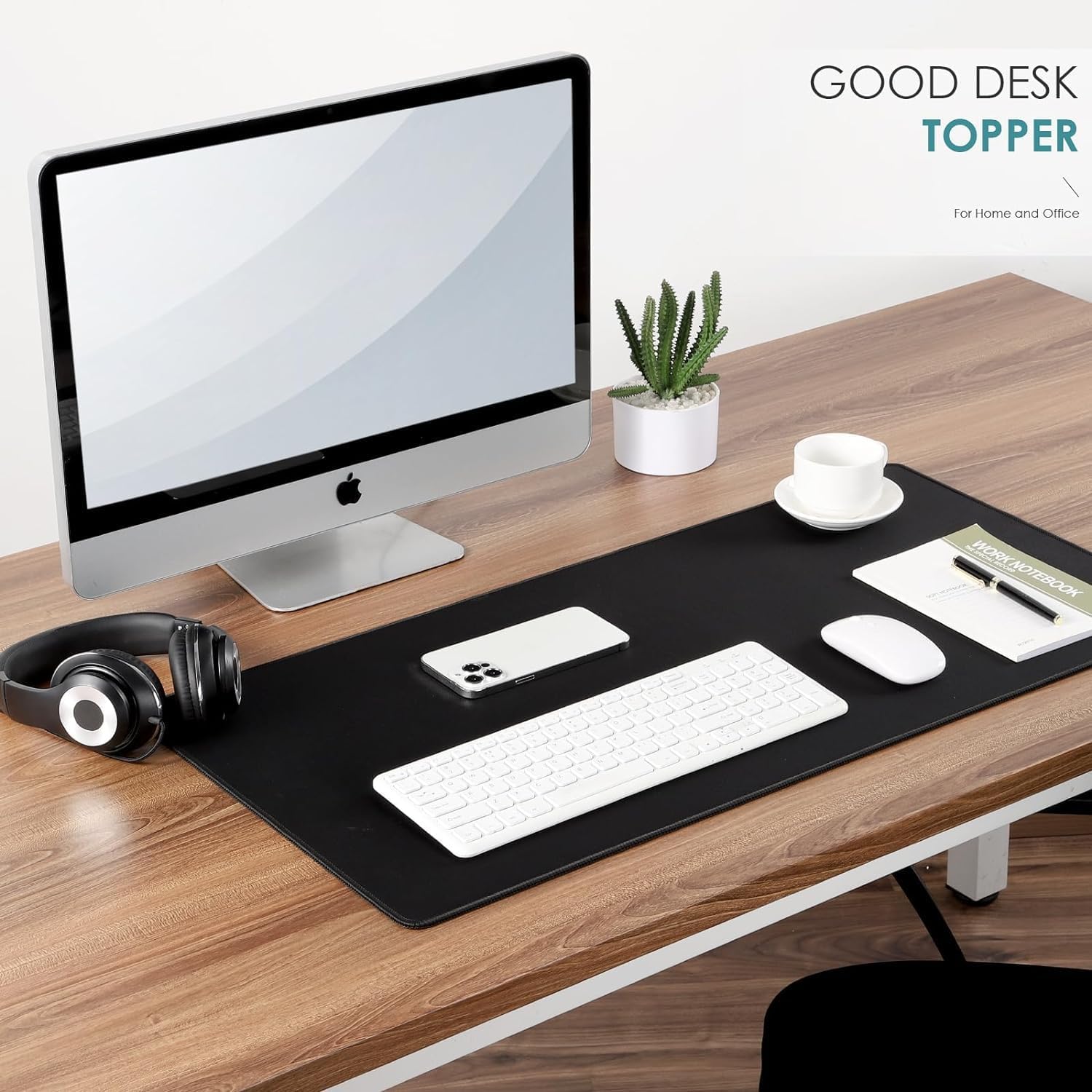Sounce Mouse Pad Mercerized Surface Anti-fray Edges and Anti-Slip Rubber Base Gaming Mouse Pad a Laptop Desk Mat with Smooth Mouse Control Dimensions 900L x 400B x 2H mm (Black) — Amazon image 6