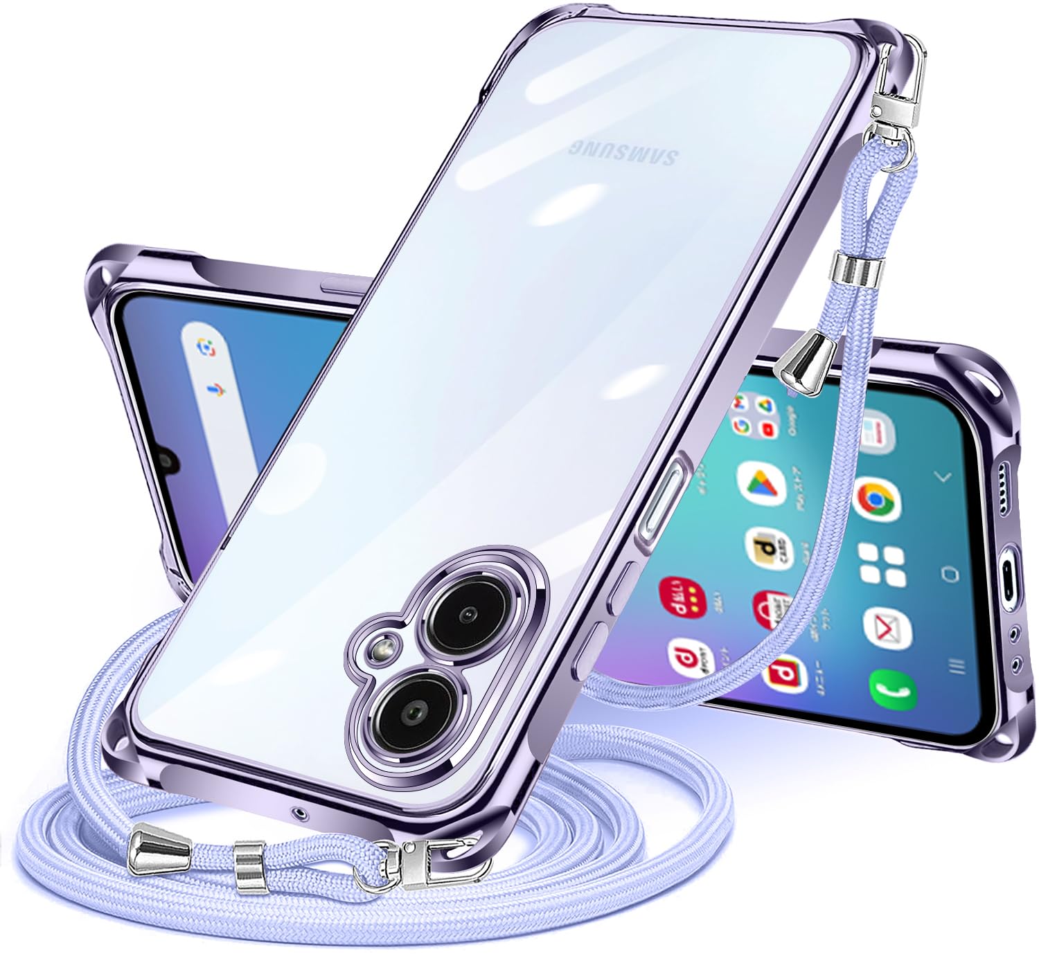 Amazon.co.jp: Galaxy A25 5G 用 ケース クリア ショルダー SC-53F