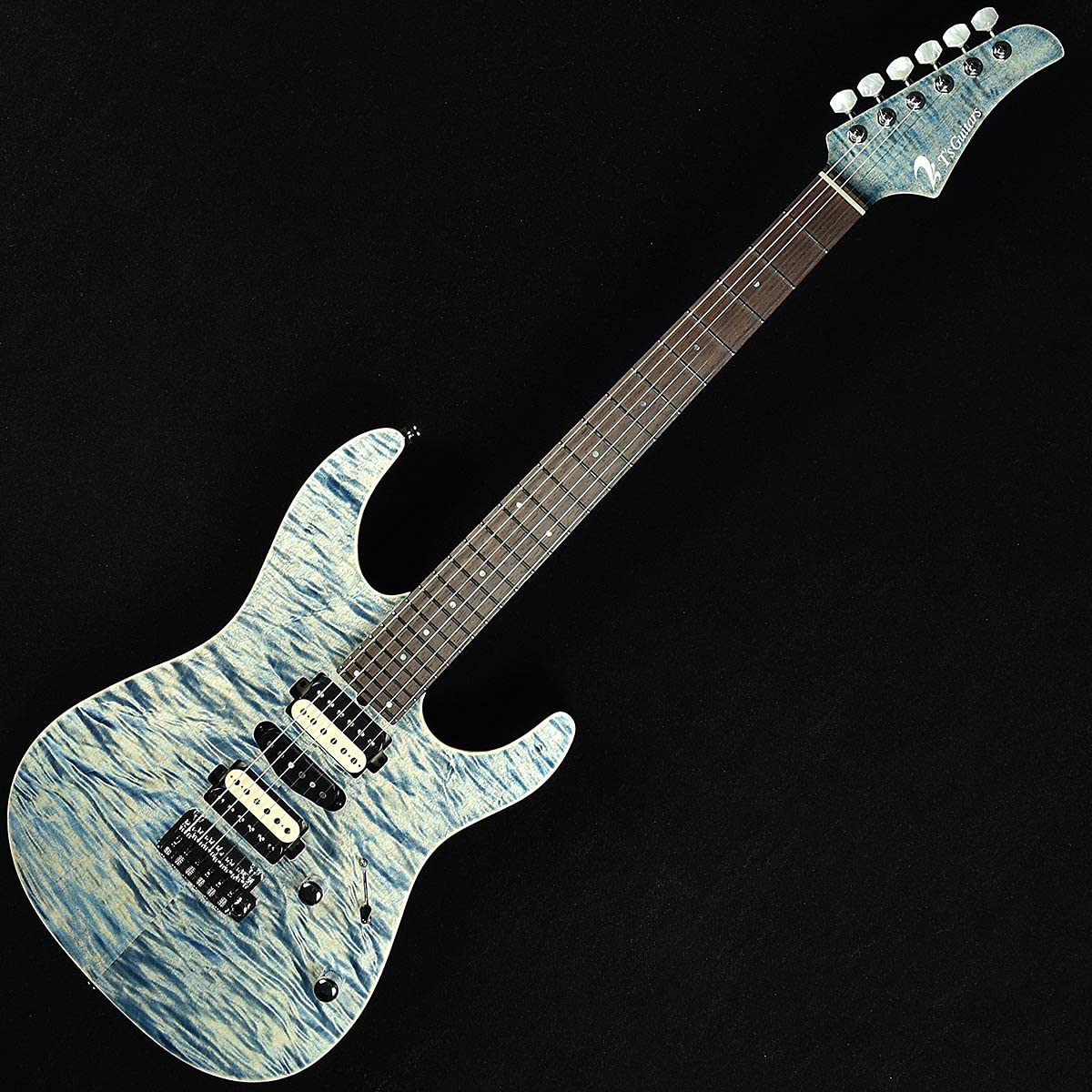 T’s guitars DST-Pro24,Mahogany Limited T's Guitars DST-Pro24 - Mahogany Limited 2018 - Trans Blue