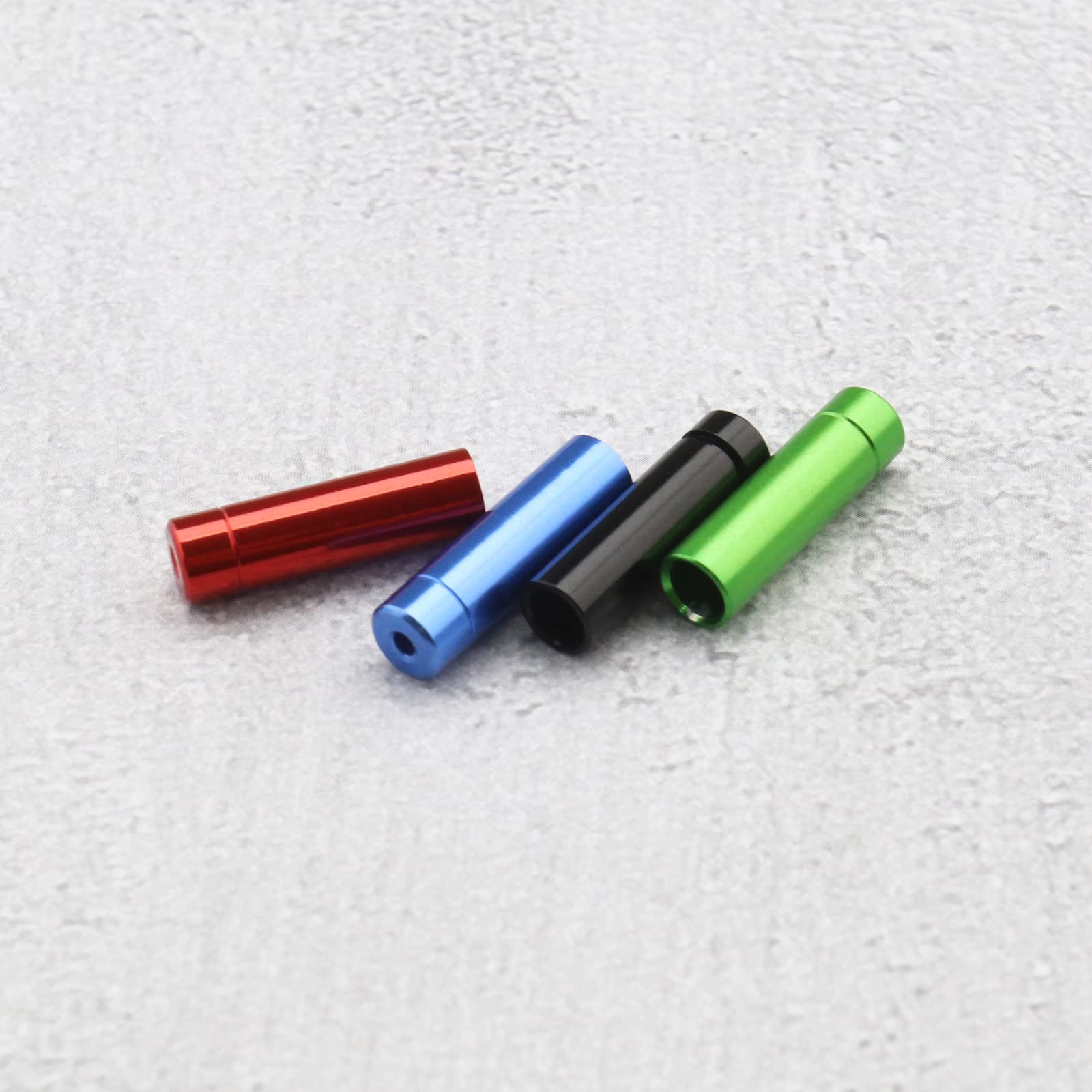 Tapas Extremo Cable Bicicleta EMagTech - 16 Unidades - Aluminio - 4mm/5mm - Para Frenos Y Cambios
