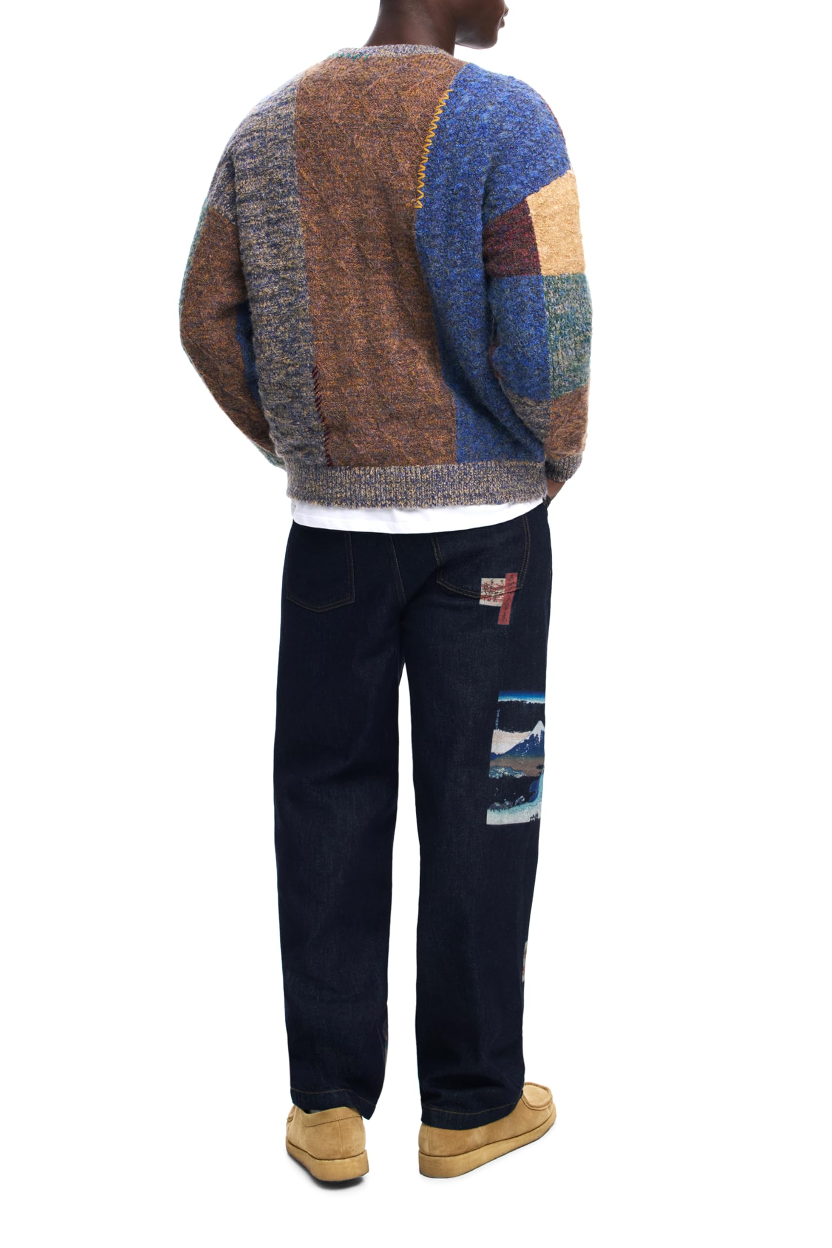 Desigual JERS_Luton Sweatshirt Uomo (Pacco da 1)