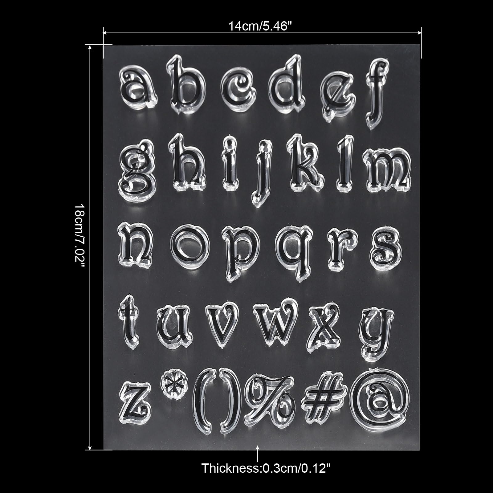 PATIKIL Transparent Silicone Stamps - Image 2