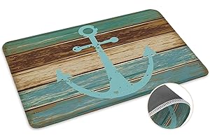Vandarllin Blue Nautical Kitchen Mat
