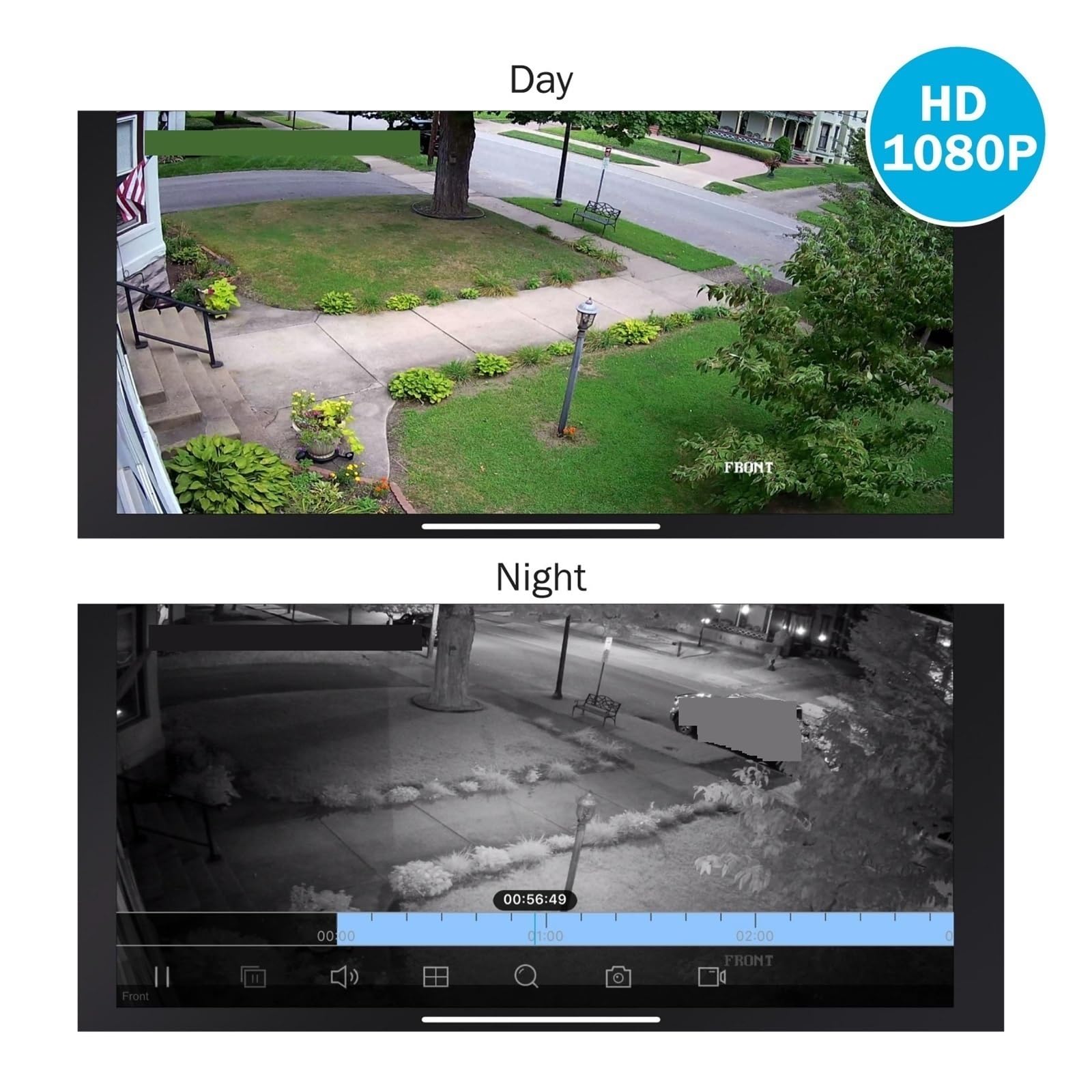Kamera bezpieczeństwa, 32-kanałowy System Bezpieczeństwa Wideo 1080P H.265 Rejestrator DVR Nadzór Wideo Zestawy Kamer CCTV Zewnętrzne Wykrywanie PIR IP67(NONE,32CH DVR 16Pcs Kits)
