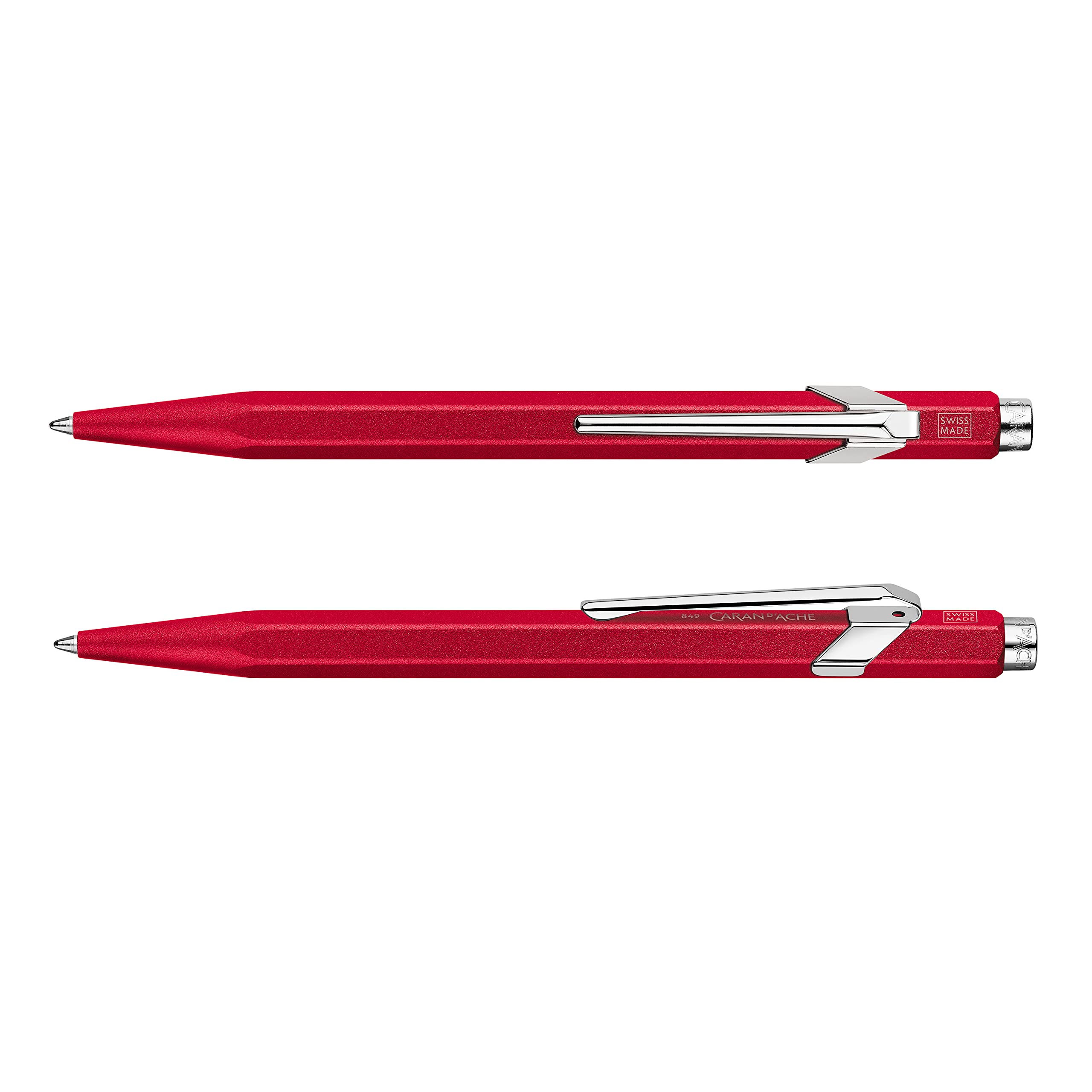 Caran D'Ache Juego 849 Bolígrafo Y Portaminas Gris Antracita - Set Escritura Suiza