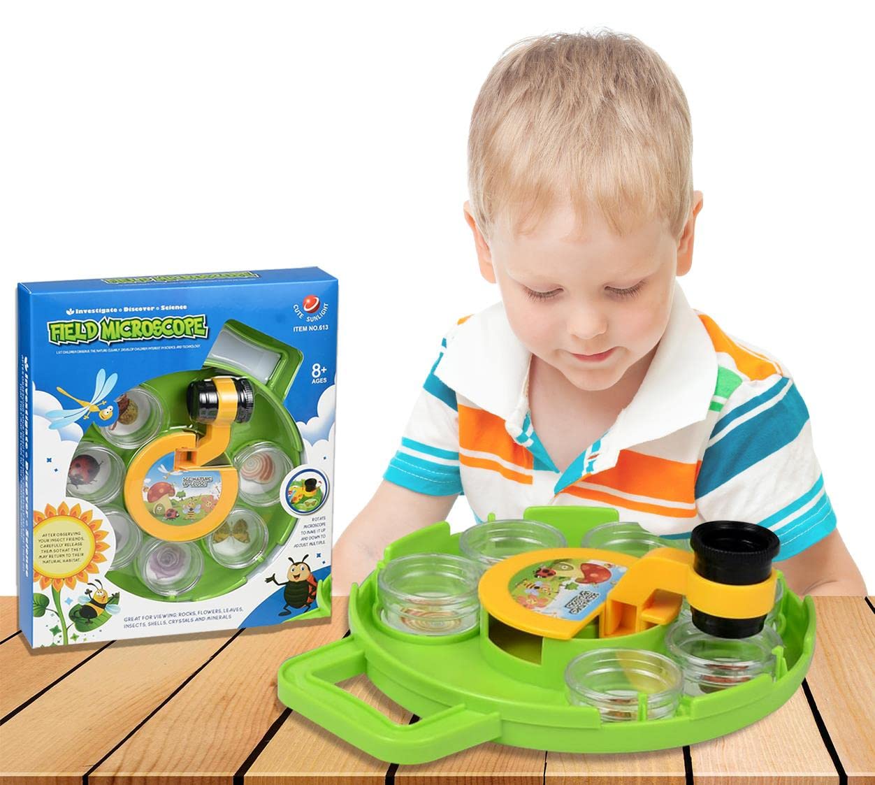 Bug Catcher Insect Magnifier Collection Case for Field Microscope Children's Science Toys for Exploration of Nature, Kids Educational Toys for Science Exploration in Nature