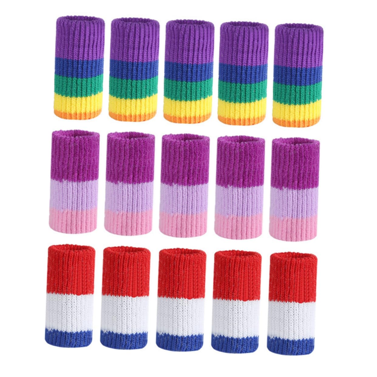 TOVINANNA Comfortable Exercise Supply Skid Finger Sleeve Nylon Sports Finger Guards Thumb Guard