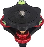 Vista 5 de Soporte nivelador de trípode con +/-5 grados de ajuste de precisión para Seestar s50/cabeza panorámica cabeza de bola cabeza de vídeo y trípode