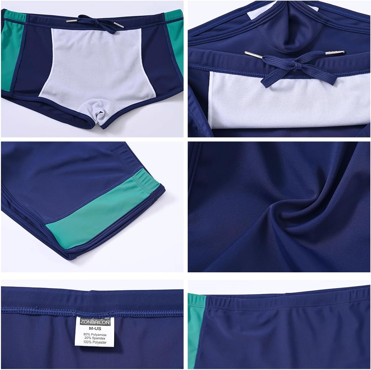 Men's Swimming Trunks Swimsuit for Water Sports Activities Bathing Suit for Men Men's Square Leg Swim Briefs