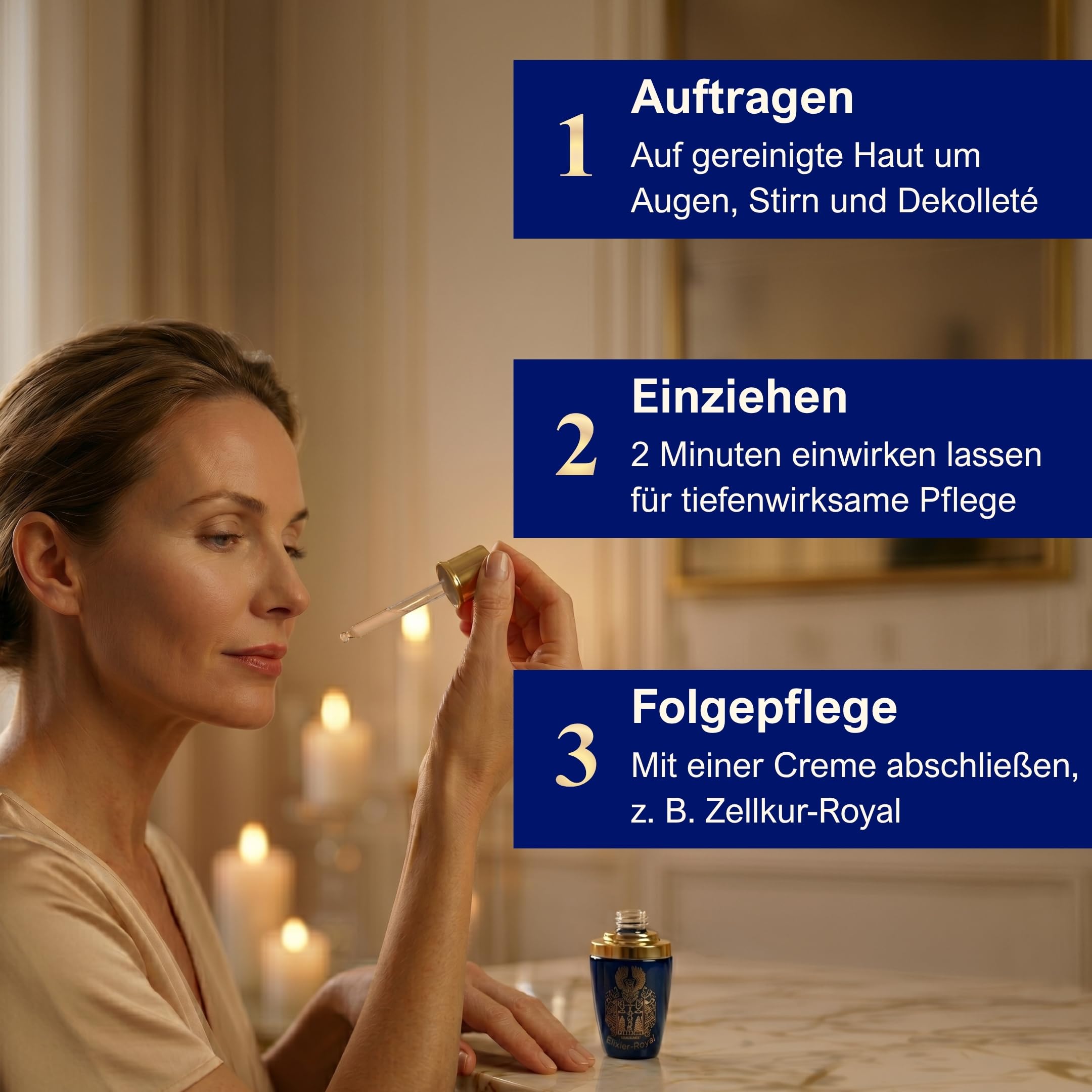 Schloßwald Bienengut Elixier Royal Bienengift Serum 20 ml – Gesichtsserum Naturkosmetik Overnight Repair Hautserum | Hochaktives Repair-Elixier Gesichtsserum, Aufbau-Serum, Naturkosmetik, unterstützt Kollagenaufbau, Overnight Repair Hautserum