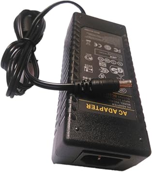 52V 1.25A AC DC Adapter Charger for POE Switch 8/9 Port Power Supply with AC Cable Cord