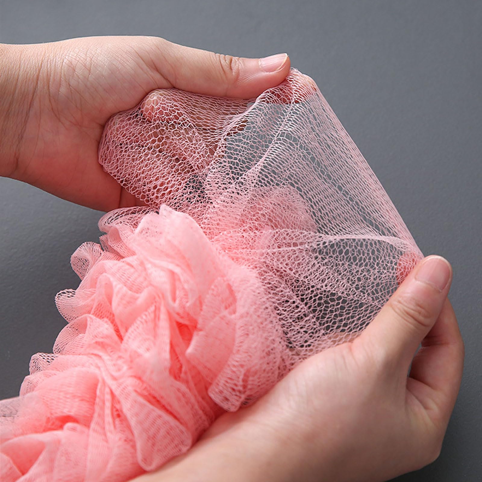 SSKHE 3PCCS Back Brush Scrubber Shower Loofah, Brosse de bain à poignée longue, Brosses de corps de douche, Sponge de douche à brosse arrière, Back Scrubber Long Handle Loofah pour exfolier et enlever