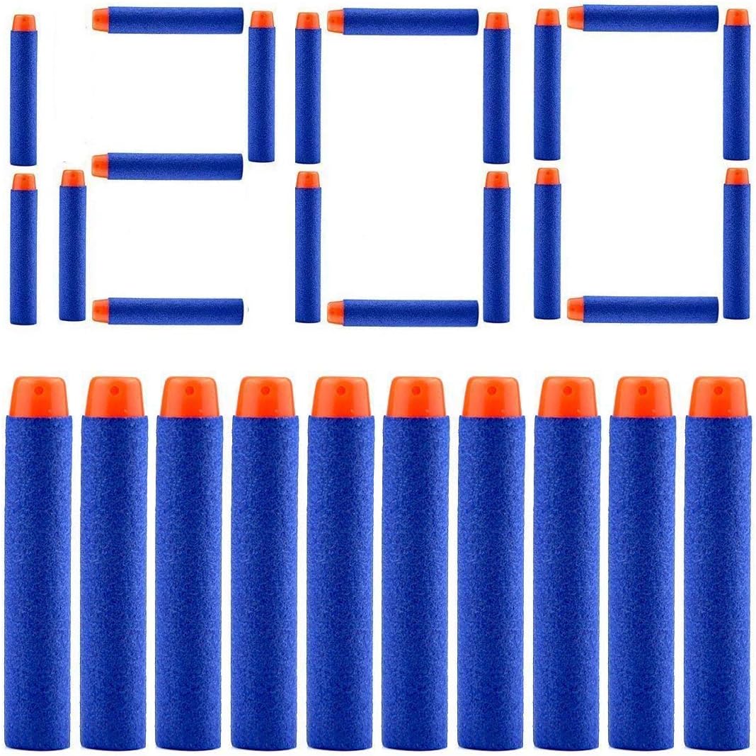 (ASTM and CPC Certified | 1200 Darts) AKABELA Refill Darts 1200 PCS Bulk Bullets Foam Darts Pack Compatible with Nerf Guns N-Strike Elite Series Blaster Toy Guns Kids (Blue)