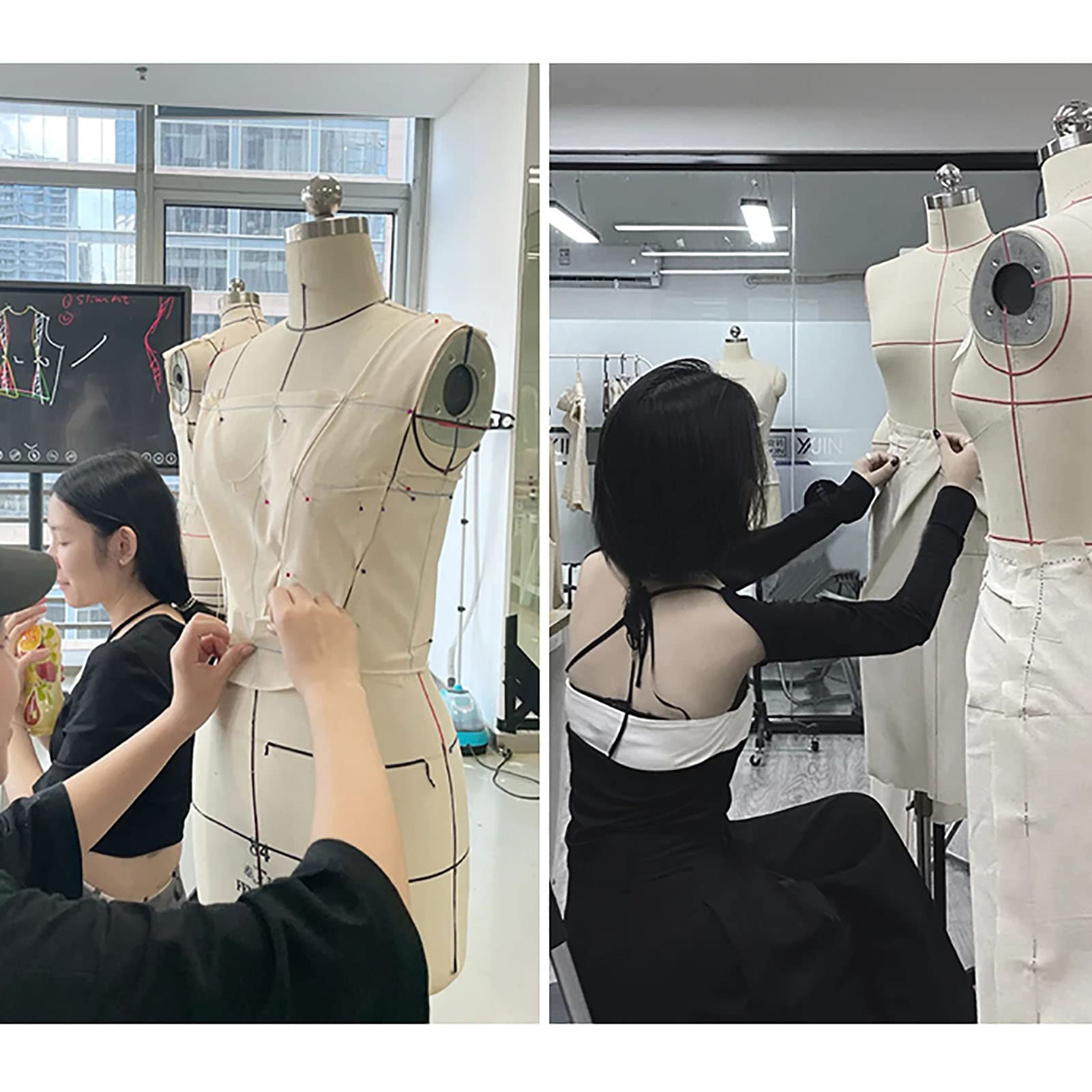 Amazon.co.jp: 白人女性マネキントルソー、金属ベース/発泡スチロール
