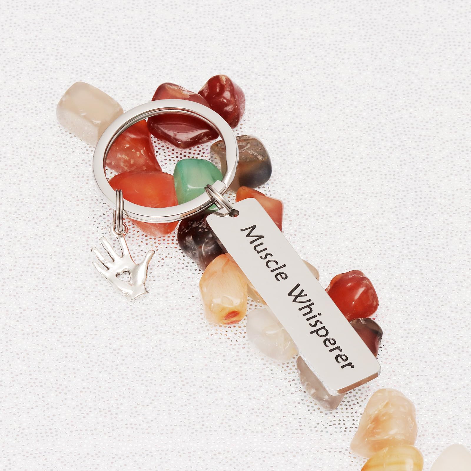 Kivosliviz Massage Therapist Gifts for Women - Lmt Gifts & Massage Therapy Accessories Keychain