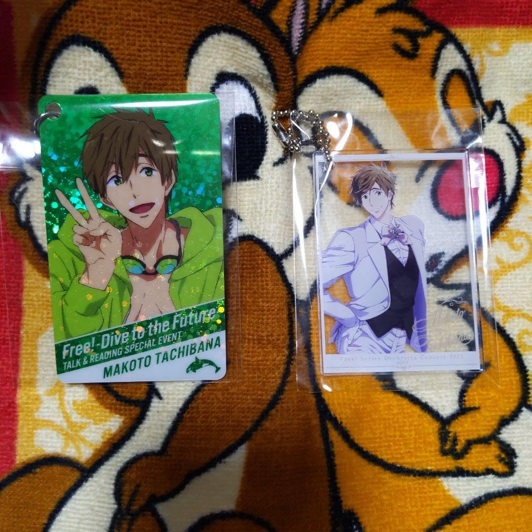 Free! 橘真琴 アクリルチャームセット（２個入り）　アクキー Free! アクリルチャーム 2点セット Free! 橘真琴 アクリルチャーム