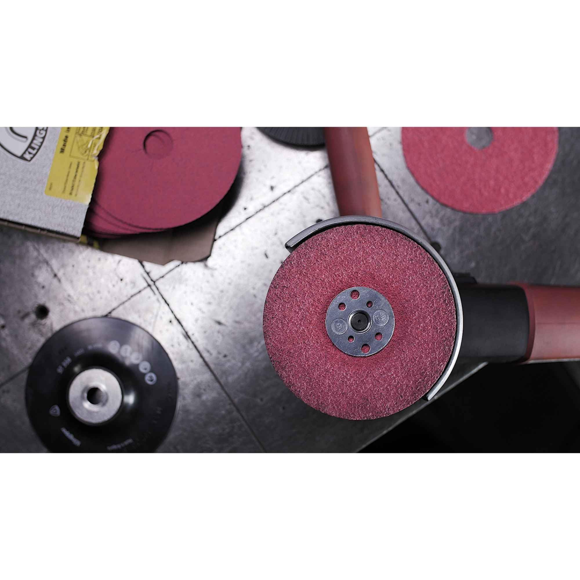 25 x Klingspor FS 964 Fiberscheiben Keramik, 115 x 22 mm Korn 40 Sternloch Art.: 330482