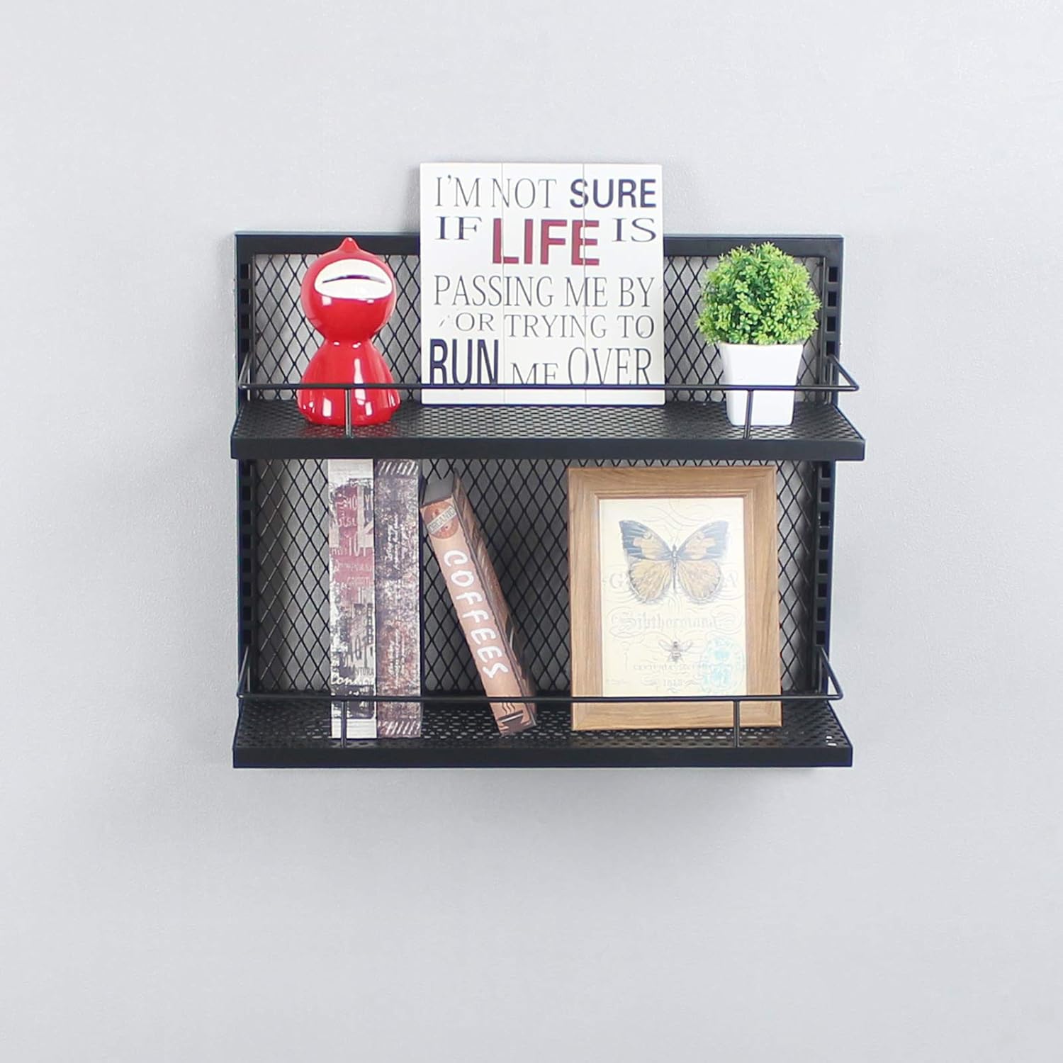 🔥 Flash Sale TURSIZ Floating Shelves,Modern Adjustable Floating Bookcase,24 Metal Hung Wall Shelf,2 Tier Utility Storage Decorative Shelves,DIY Floating Bookcase,Rustic Floating Wall Bookshelf 🔥 Cashback up to 70% TURSIZ Floating Shelves,Modern Adjustable Floating Bookcase,24 Metal Hung Wall Shelf,2 Tier Utility Storage Decorative Shelves,DIY Floating Bookcase,Rustic Floating Wall Bookshelf