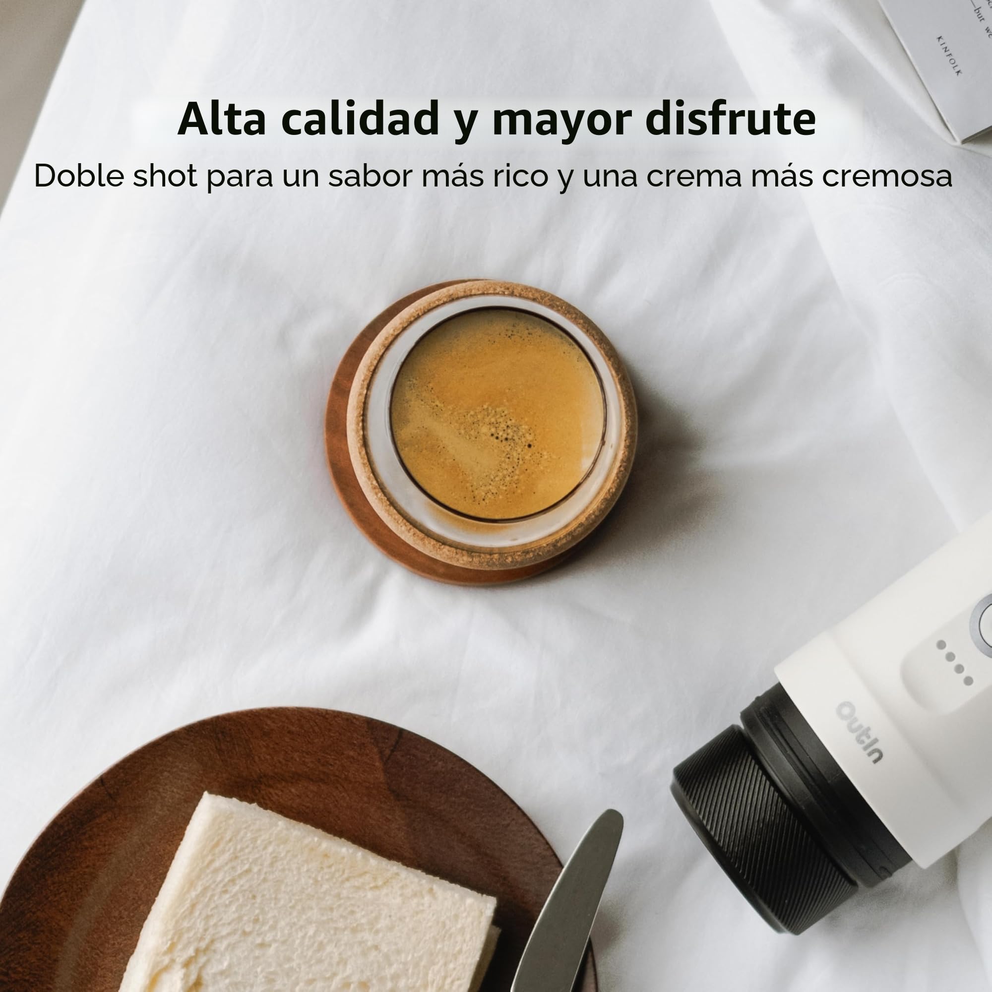 Kit de Accesorios de Espresso Nano OutIn, Cesta Plus, doble disparo