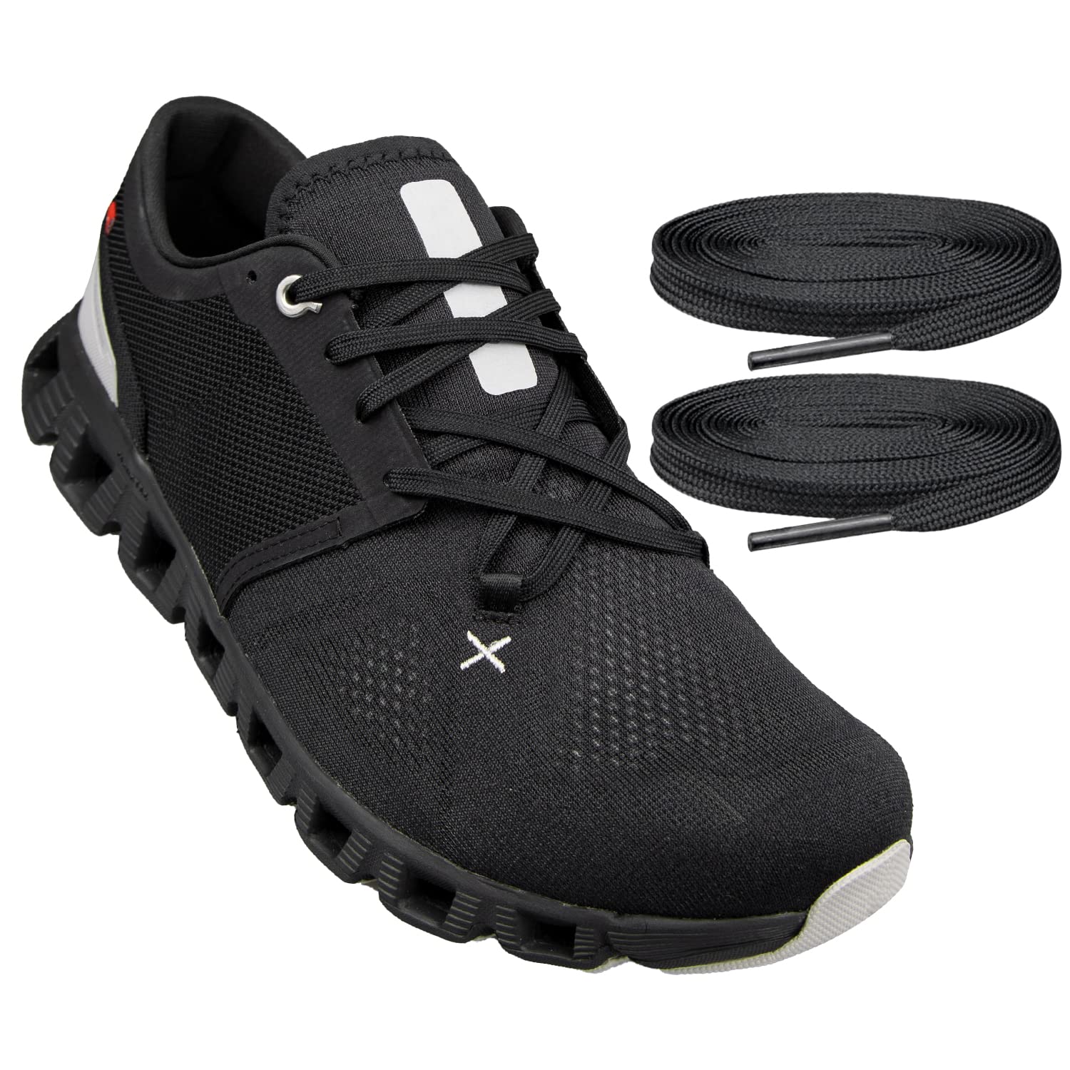 Endoto Shoelaces Replacement Flat Laces for On Cloud 5, X3, X3 Shift, Cloudflow, Cloudwift, Cloudmonster Running Shoes