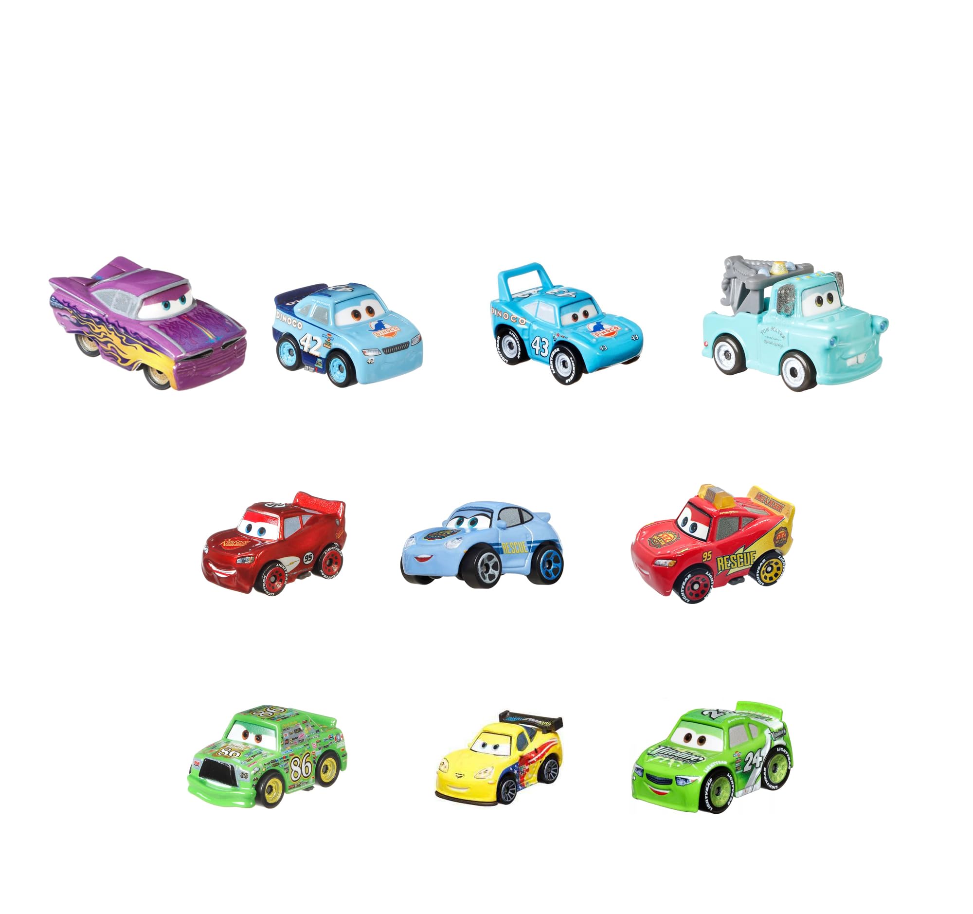 Mattel Disney Pixar Cars - Mini Racers (11) : Amazon.co.uk: Toys