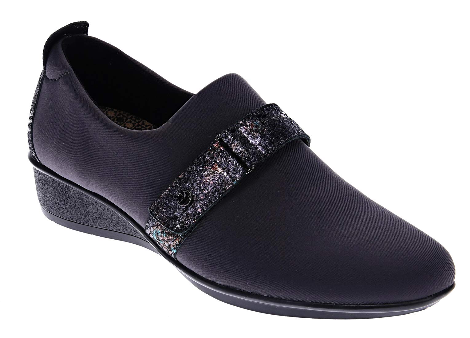 Revere Genoa Women's Stretch Loafer - Elegant Adjustable Leather with Super Soft Stretch Upper and Contoured Removable Footbeds