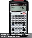 Calculatrice mathématique avancée Calculated Industries 4095 Pipe Trades Pro, blanche