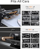 Vista 9 de LISEN Magsafe Soporte de teléfono para CD MagSafe para montaje en automóvil [ángulo ajustable] Soporte magnético para teléfono para iPhone Magsafe