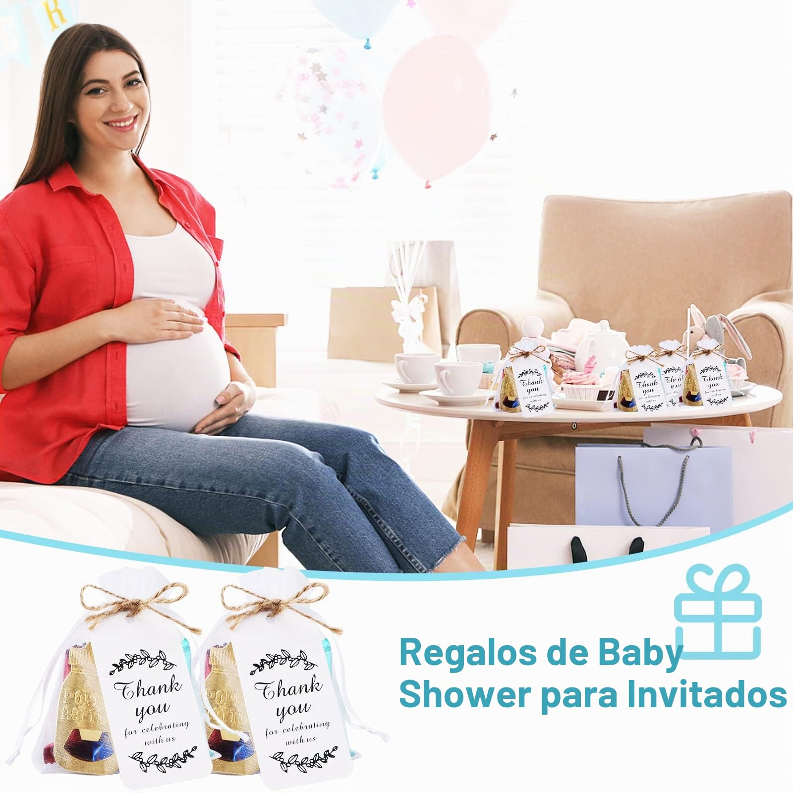 AKONE 10 Abrebotellas Oro Regalos Invitados Baby Shower Bautizos Bodas