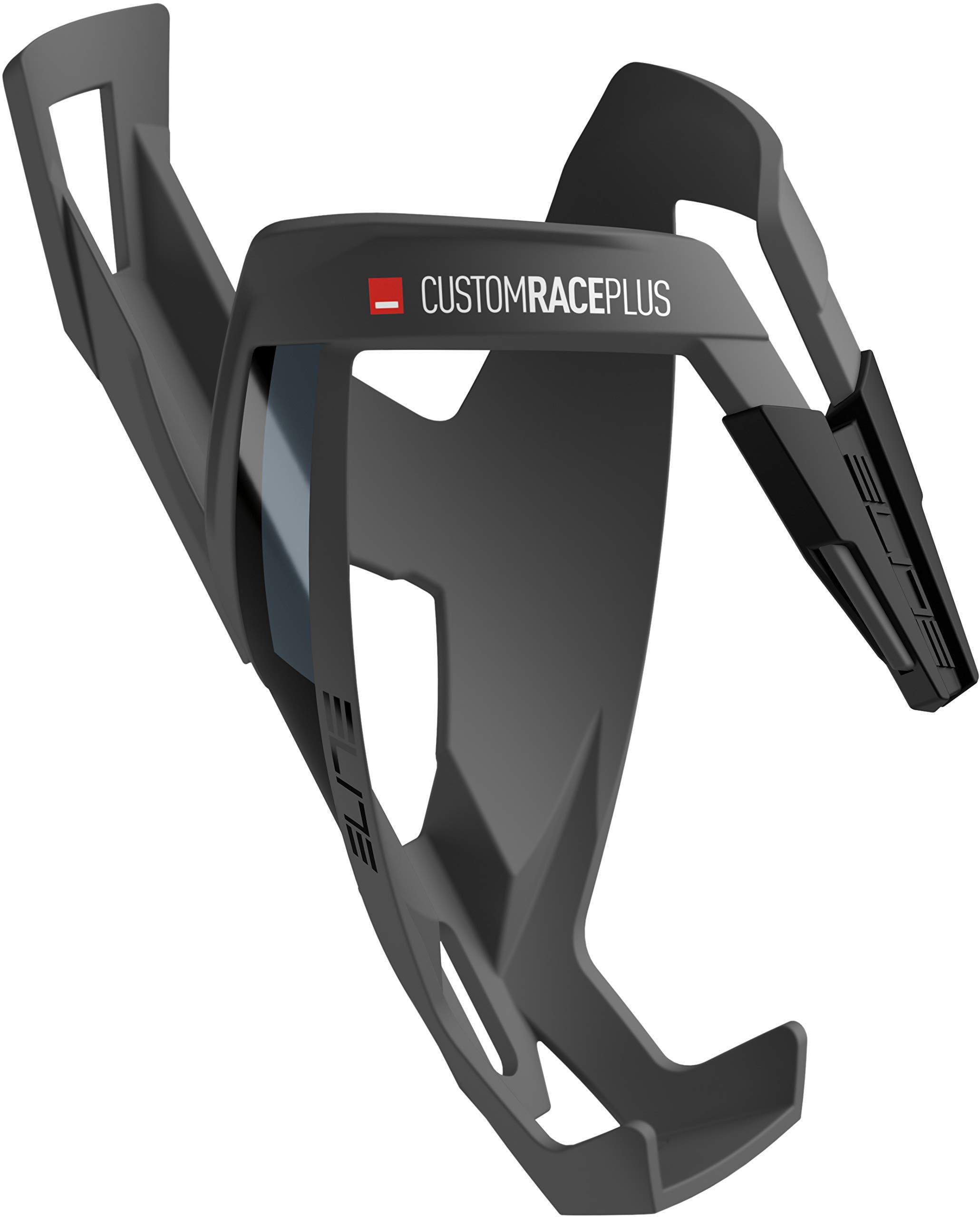 EliteCustom Race Plus Bottle Cage, Soft Touch Black – Secure and Versatile Bottle Retention