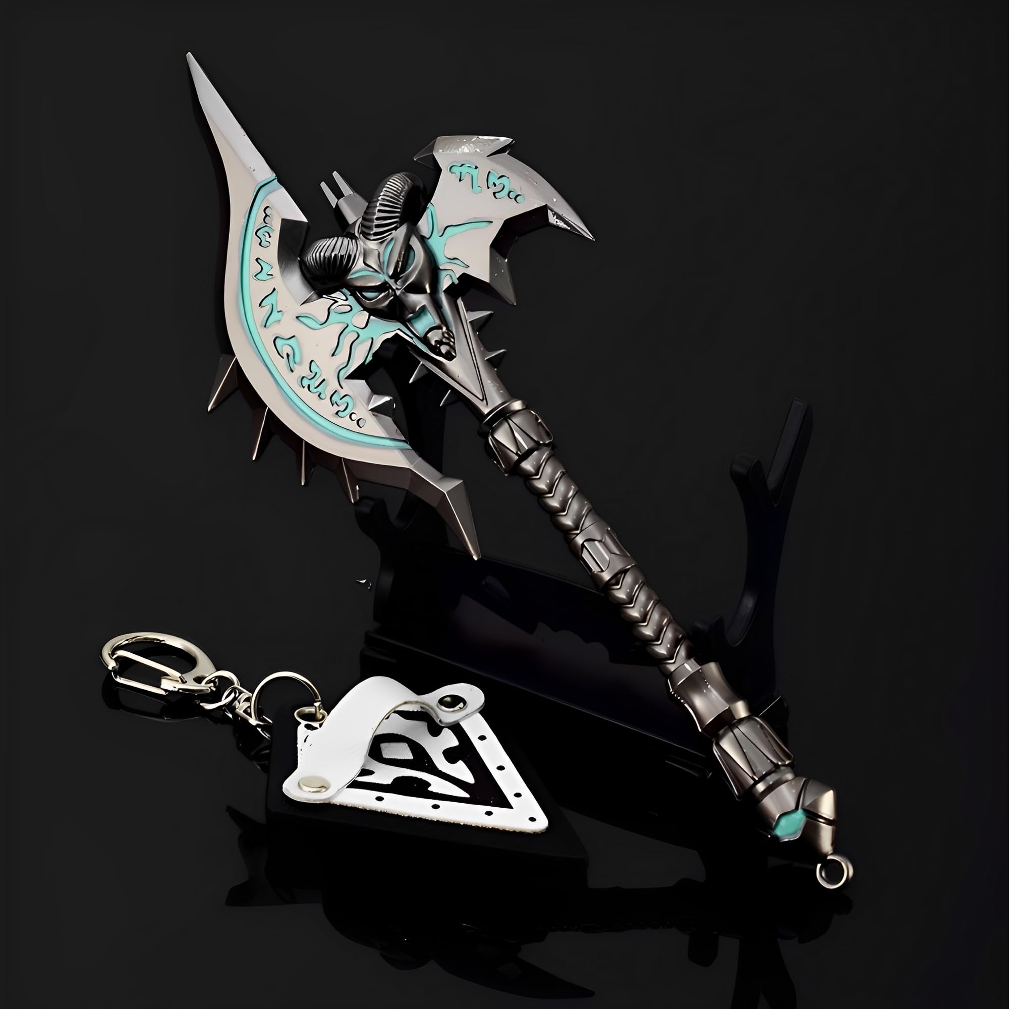 Model ekspozycyjny, Model Shadowmourne, 18 cm/7,1 cala, w całości wykonany z metalu, podstawką, miniaturowa dekoracja biurka