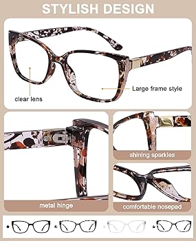 Amazon.com: AEZUNI Designer Reading Glasses for Women