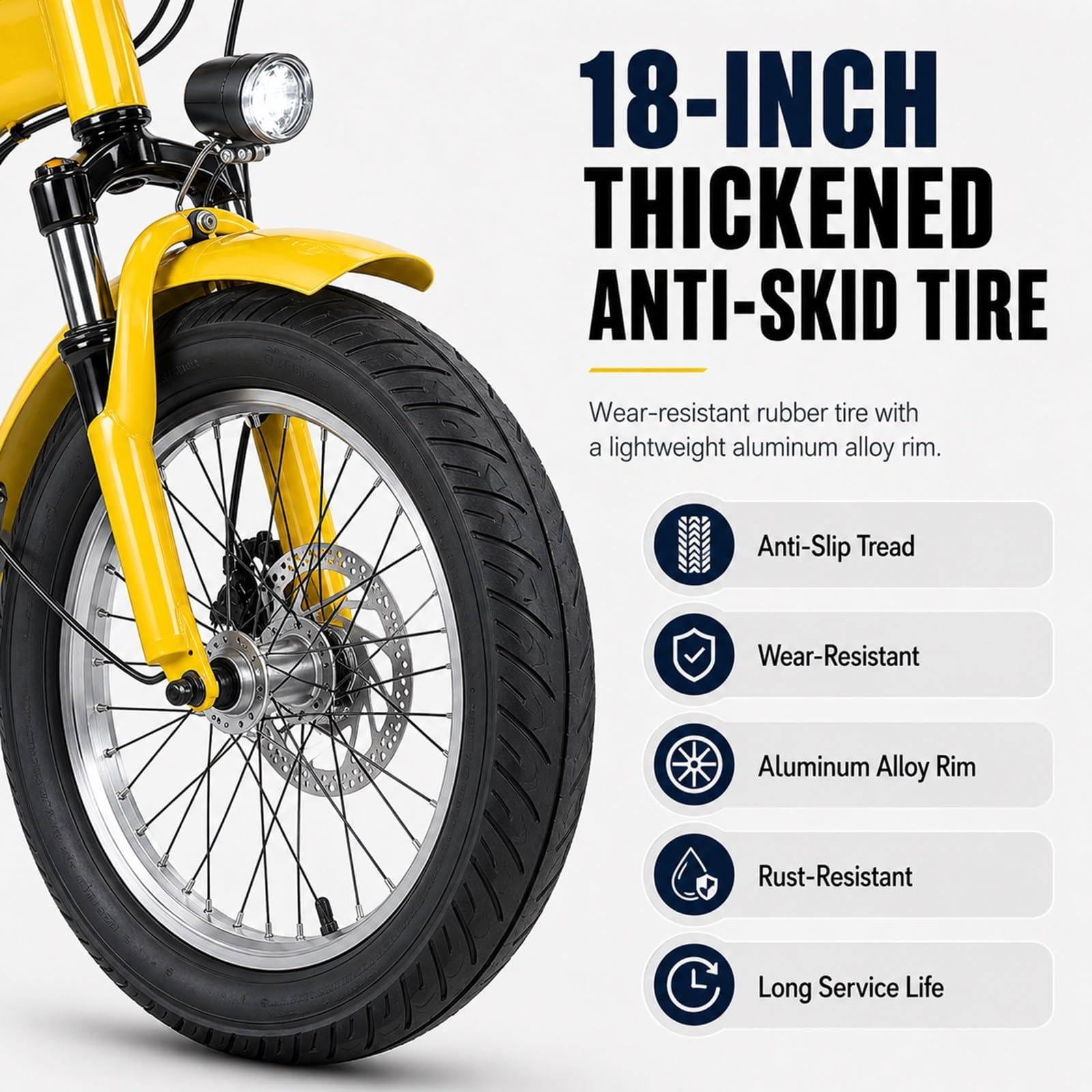 Triciclo Elettrico Pieghevole Per Adulti, Modello Con Ruote Fat Da 18″, 3 Modalità Di Guida, Batteria Da 48V 13Ah (Autonomia Di 44km) E Doppio Sist-ema Frenante, Per Gite E Commissioni Blue