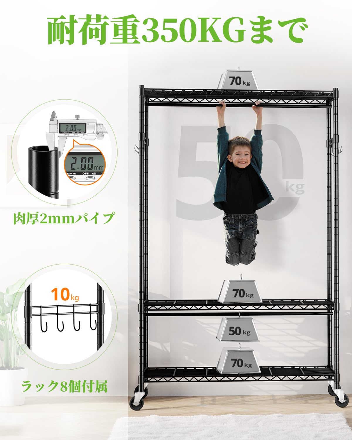 Amazon｜HOKEEPER ハンガーラック ワードローブ クローゼット 衣類収納