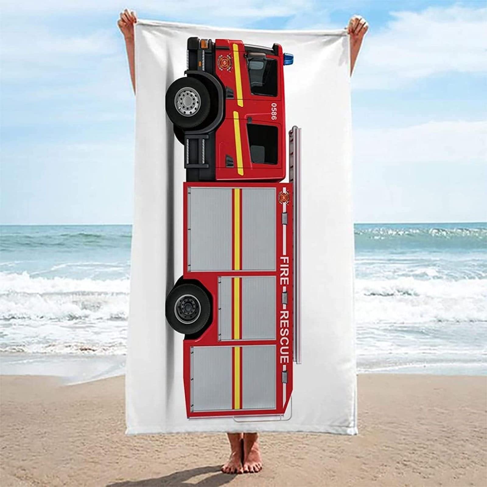 Serviettes De Plage En Microfibre, 70 X 150 Cm Couverture De Plage À Séchage Rapide Et Anti