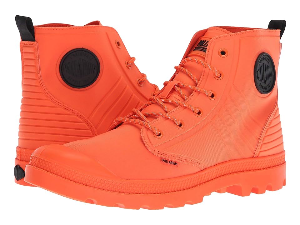 

Palladium Pampa Amphibian (Firecracker/Black) Lace-up Boots, Red