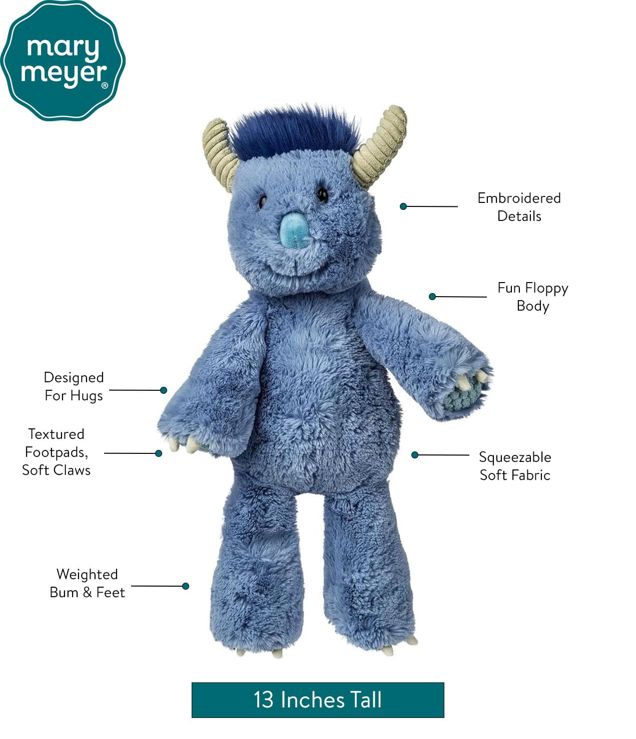 Amazon.com: Mary Meyer Stuffed Animal Marshmallow Zoo Plush Soft