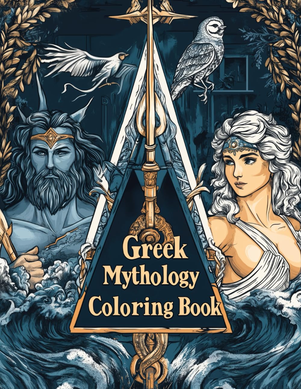 Greek Mythology Coloring Book: Legendary Gods, Epic Myths, and Ancient Adventures