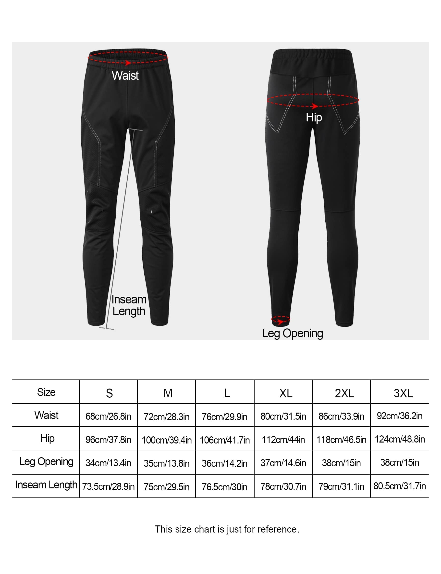 INBIKE Pantalon Largo Deporte Hombre Pantalon Chandal Hombre para Ciclismo Bicicleta Pantalon Hombre Invierno Impermeable Forro Polar para Deportes y Aire Libre