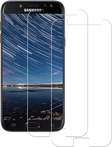 POOPHUNS Pack Vetro Temperato Compatibile con Samsung Galaxy 2017  Anti-Graffo Olio Impronta   Pellicola Vetro Temperato con Durezza Protezione Elevata per Galaxy 2017