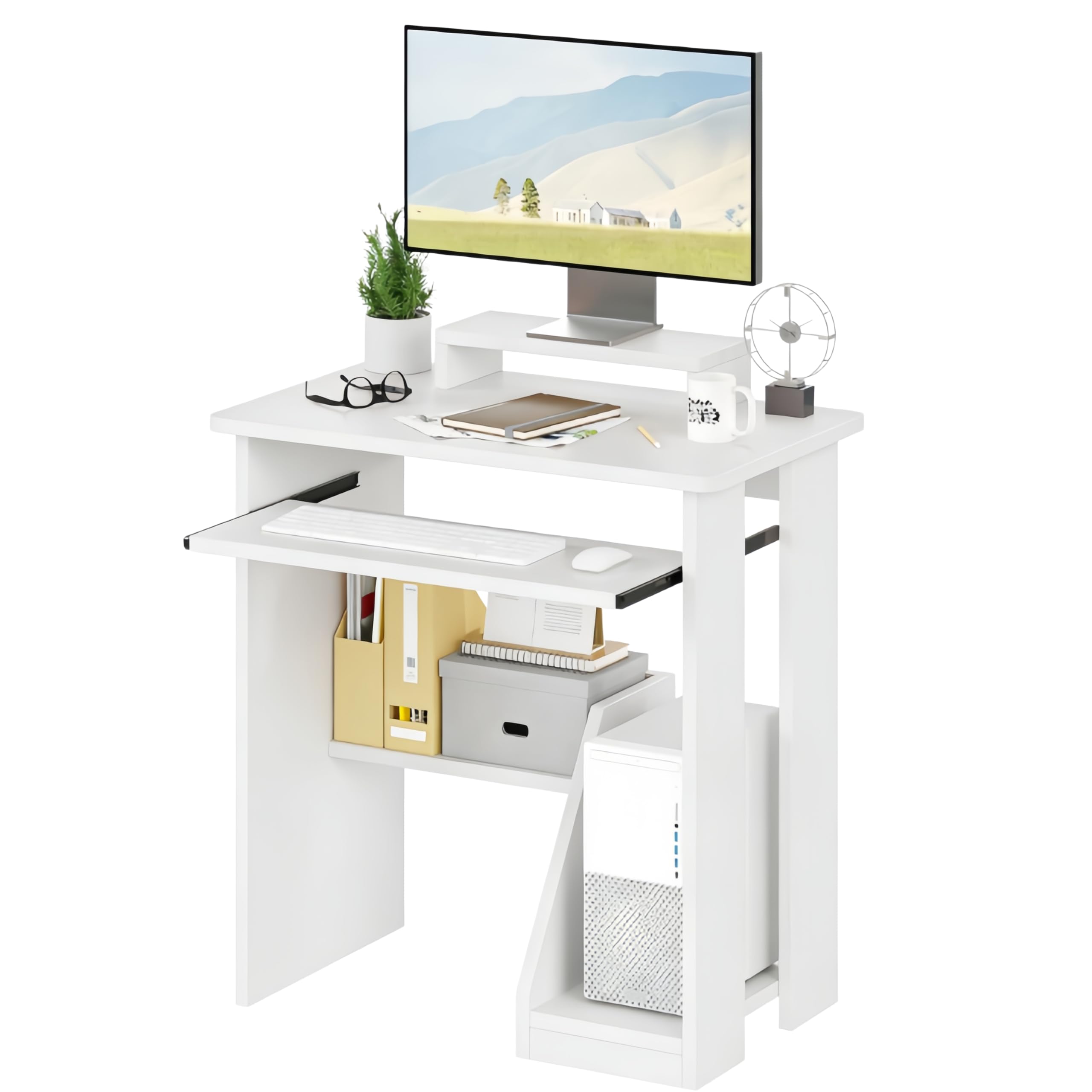 Amazon.com: ALISENED Computer Desk, 30 Inch Compact Desk with